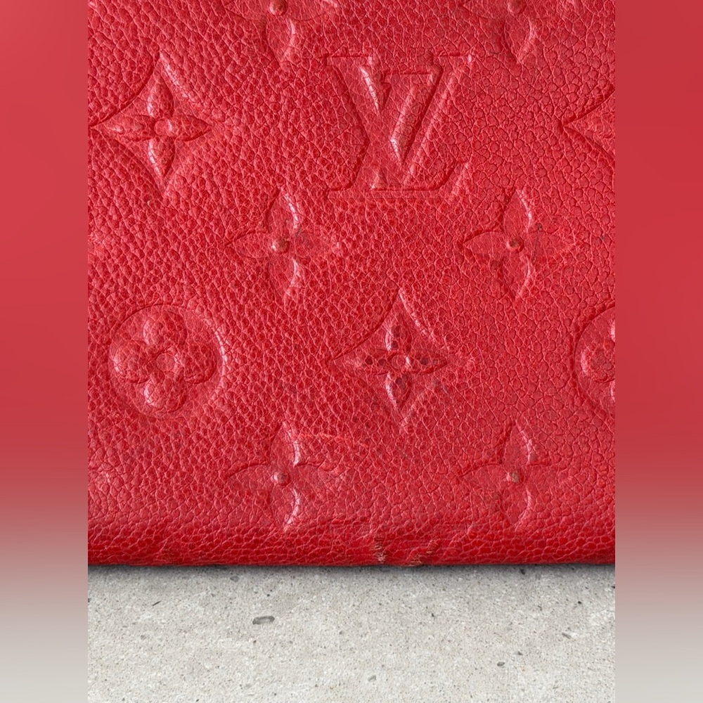 Authentic Louis Vuitton Empriente Red Wallet with COA and dustbag - Picture 4 of 11